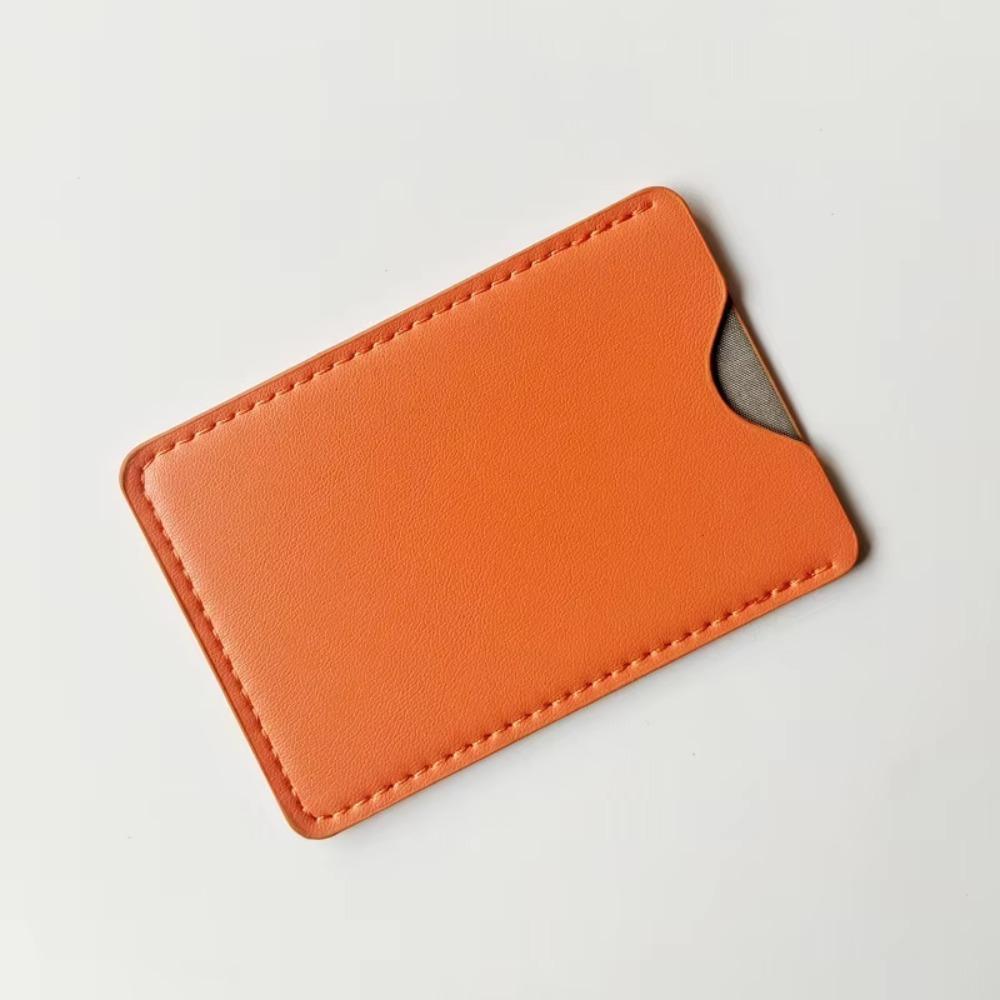 Ультратонкий RFID-держатель для карт Блокировка RFID Кожа PU Чехол для кредитных карт Мягкая подкладка Защита от размагничивания Кожаный чехол для карт
