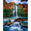 5D Diamond Painting Waterfall Full Round Cross Stitch Diamond Embroidery