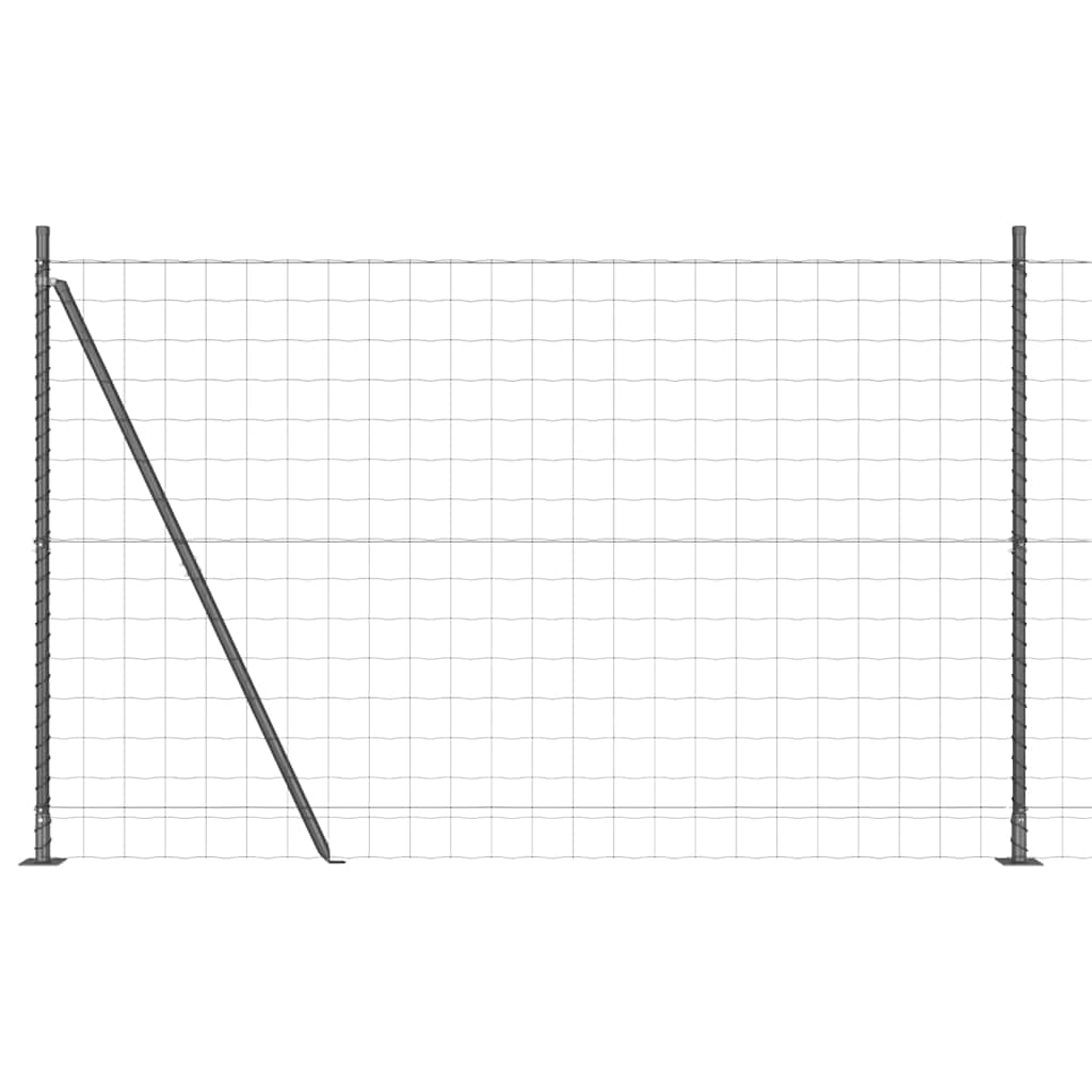 Welded Wire Fence with Concrete Foundation 10 x 1.4 m (W x H)