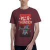 Игровой самолет War Thunder 100% Хлопок Повседневная Дышащая Удобная Рубашка Футболка с коротким рукавом Мужская Футболка