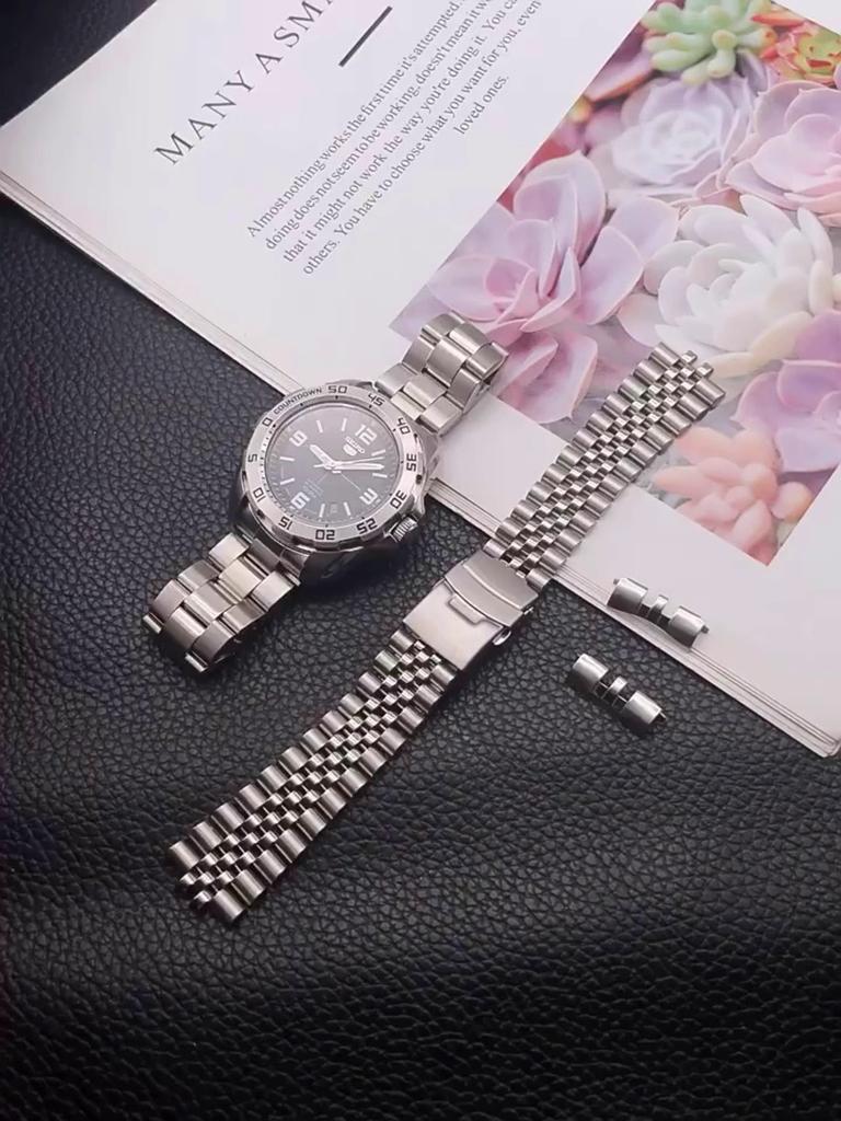 For Casio Duro Mdv107-1A MDV106-1A MDV-106 Seiko Watch Strap Stainless Steel Diving Metal Men's Watchband 20mm 22mm Accessories