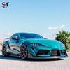 Совместимо с Toyota SUPRA A90 A91 MK5 AG Комплект сплиттеров переднего бампера из углеродного волокна.