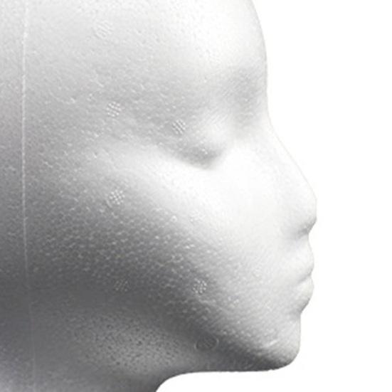 Легкая пенопластовая голова манекена, очки, гарнитура, парик, стенд, женская модель головы, форма для показа шляпы