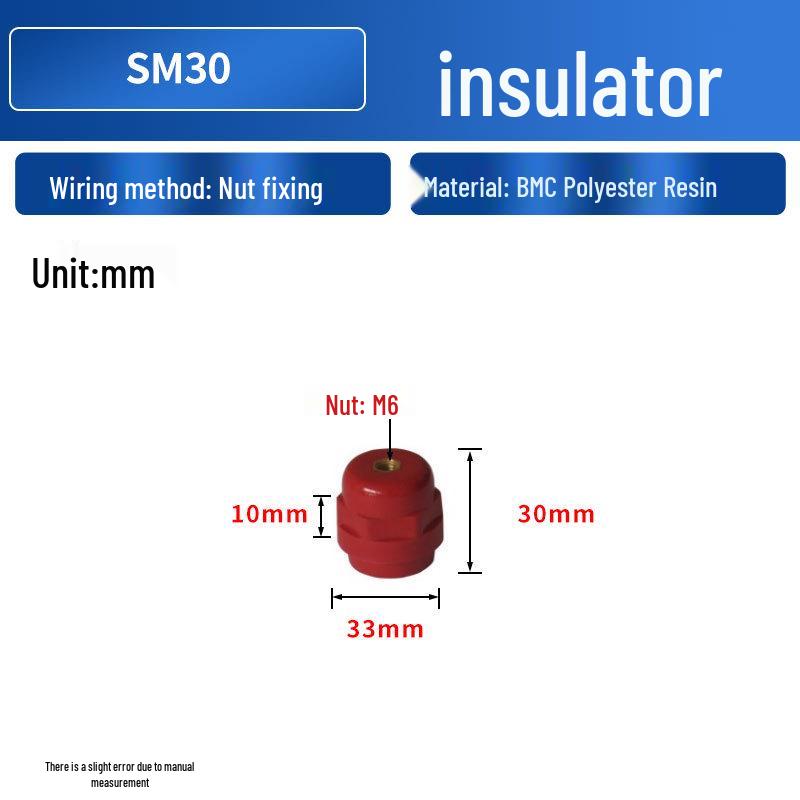 Изолятор SM MNS 30*30 Ненасыщенный Полиэстер BMC SMC