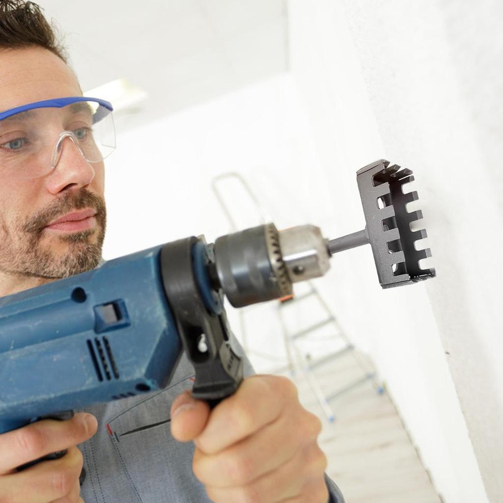 Резак квадратных отверстий для розеток электромонтажной коробки, резак для пазов, пуансон для квадратных отверстий из нержавеющей стали, креативная пила для вырезания отверстий в распределительной коробке