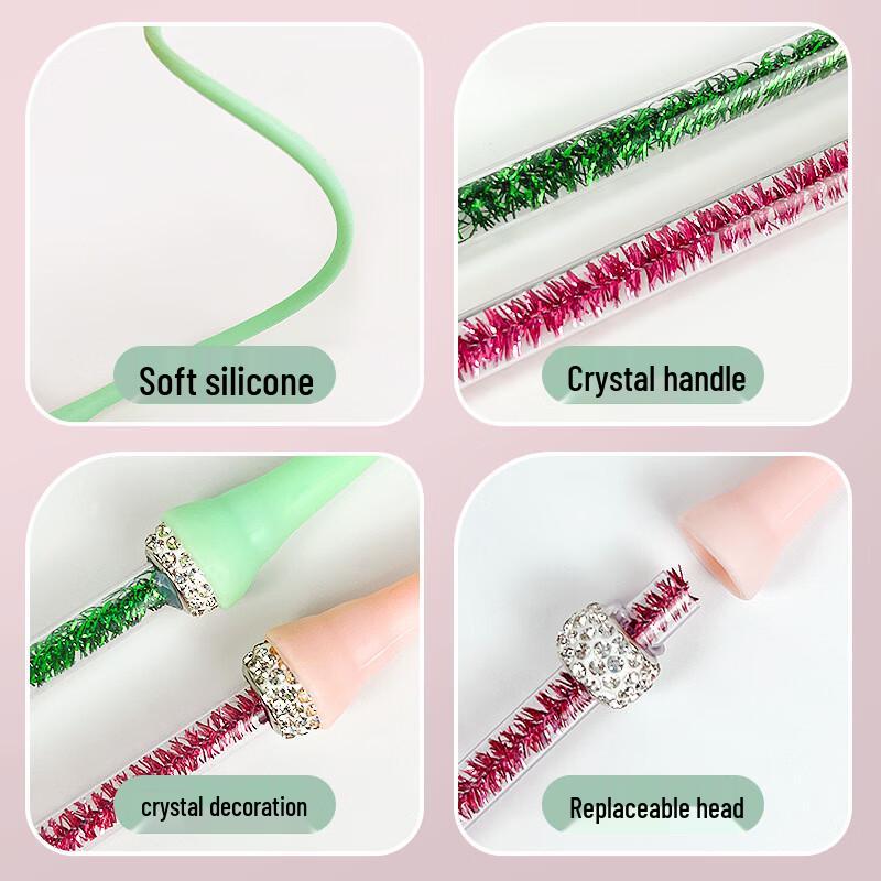 Petopia Silicone Tail Cat Teaser Wand
