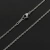 Double Azuki Chain Length Width Made in Japan Titanium Necklace Chain Necklace Chain Chain Only [Shinjuku Ginnokura] 40-60cm (60cm) Approx. 1.7mm