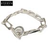 [Brand new/Domestic Genuine] 925 Figaro Chain Bracelet SilverUsed