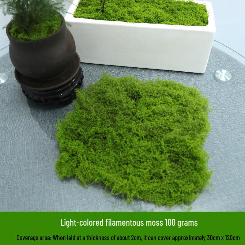 Искусственный мох, шелковистая трава, газон для ландшафтного дизайна и декора