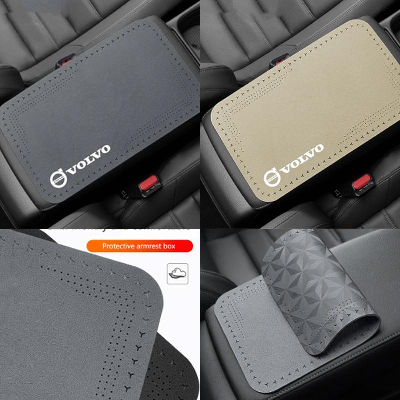 Накладка на подлокотник автомобиля, защитная подушка на крышку центральной консоли для Volvo V60 V40 XC90 S60 XC60 EM90 V50 V70 S90 XC40 S80 T6 V90 EX30
