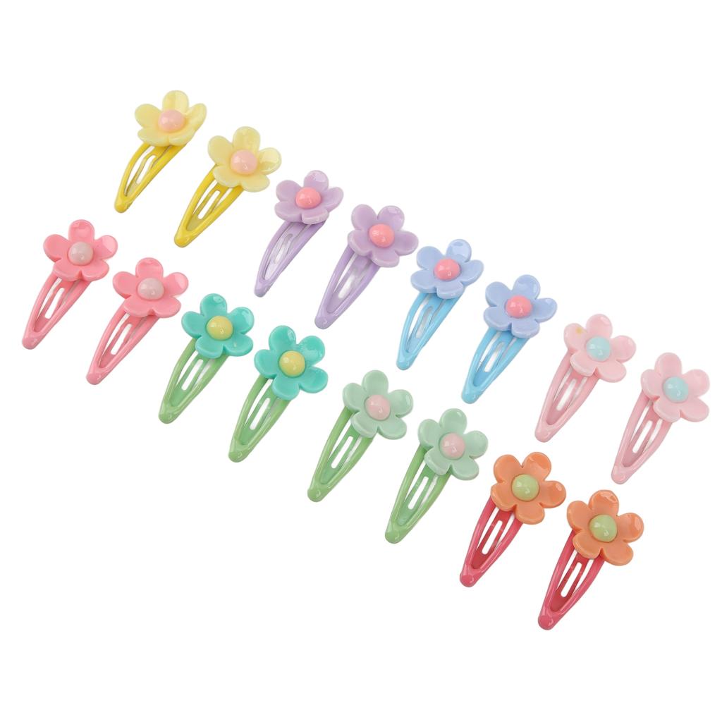 32pcs Plastic Pet Flower Hair Clips Stylish Dog Hairpins Grooming Accessories for Daily Wear Wedding Traveling