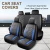 Car Seat Cover Full Set Leather Car Seat Cover Waterproof Seat Covers Car Seat Cushion PU Leather Seat Covers Car Seat Protector Universal Fit Most C