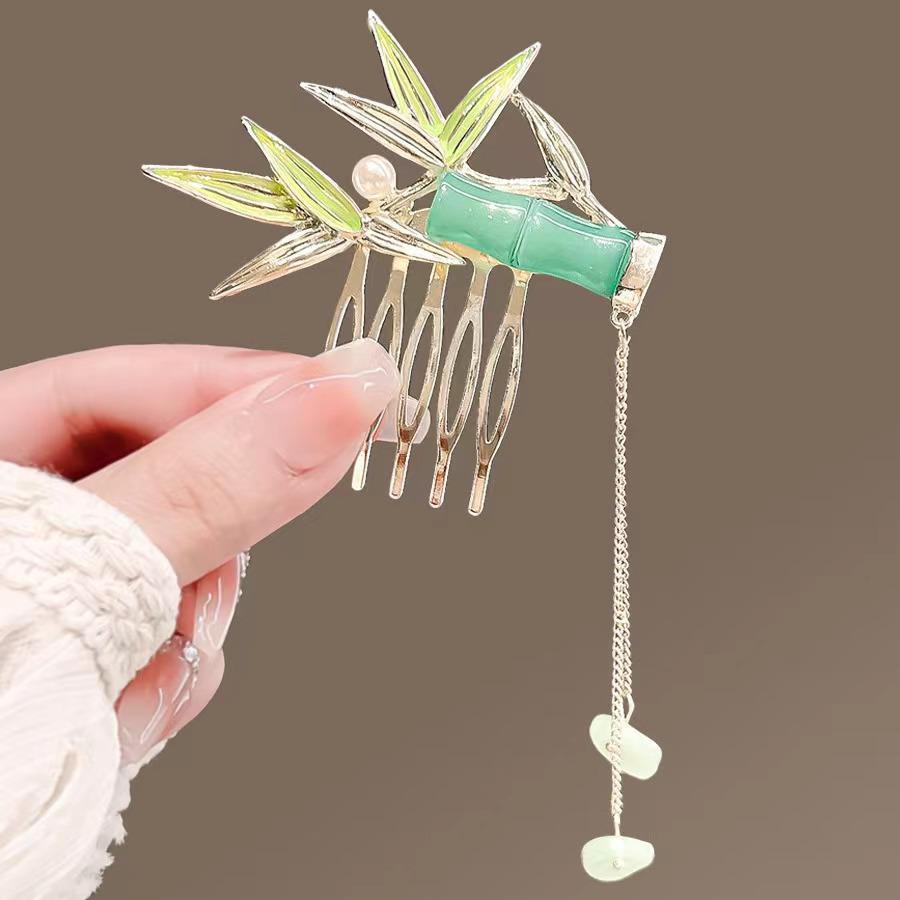 Elegant Retro Chinese Butterfly Tassel Comb Hairpin Accessory