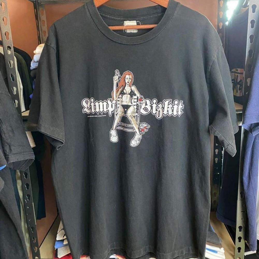 Vintage Limp Bizkitt band Black Shirt Unisex Concert S to 5XL AR309 Unisex T-Shirt