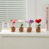 Sunflower Crochet Flowers Knitted Flower Graduation Wedding Guest Gift Artificial Flower Mother'S Day Gift Girasol