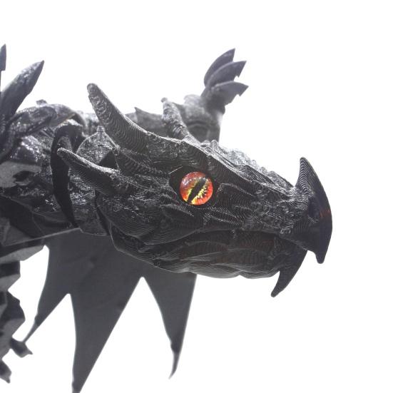 3D-печатная фигурка крылатого дракона, подвижные суставы, летающая фигурка дракона, шарнирная модель дракона, игрушка-фиджет, настольное украшение, орнамент