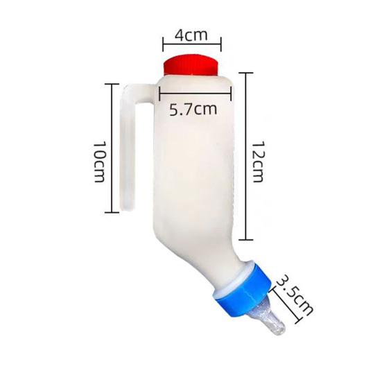 1/2/3/5 шт. бутылочек для молока ягненка с эргономичной ручкой, без BPA, четкая маркировка измерений, бутылочки для кормления козьего молока большой емкости