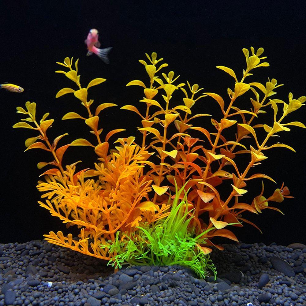 Aquarium Decor Artificial Aquatic Weeds Fish Tank Grass Artificial Plants Plastic Water Plant