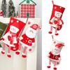 Large Capacity Christmas Gift Bag Decorative Socks Christmas Stocking Hanging Xmas Tree Ornaments Christmas Decorations
