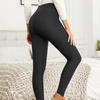 Женские зимние леггинсы с утолщенной плюшевой подкладкой, с высокой посадкой, однотонные, брюки, стройнящие ягодицы