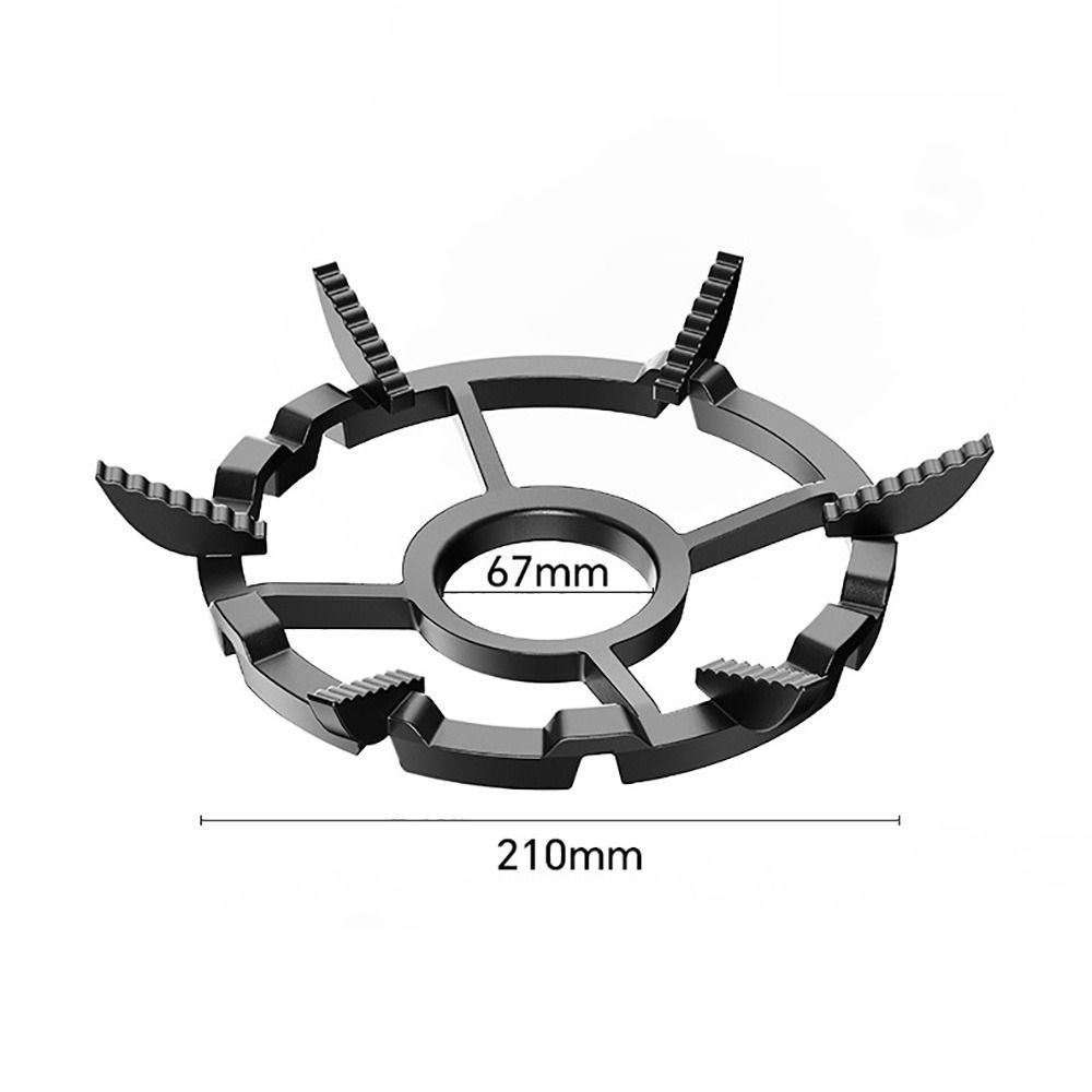 Black Gas Stove Bracket Anti Slip Pot Rack High Quality Wok Support  Stovetop