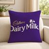 Food CCadbury Cushion Cover Soft Short Plush SkinFriendly Cushion Case for MultiScene Use