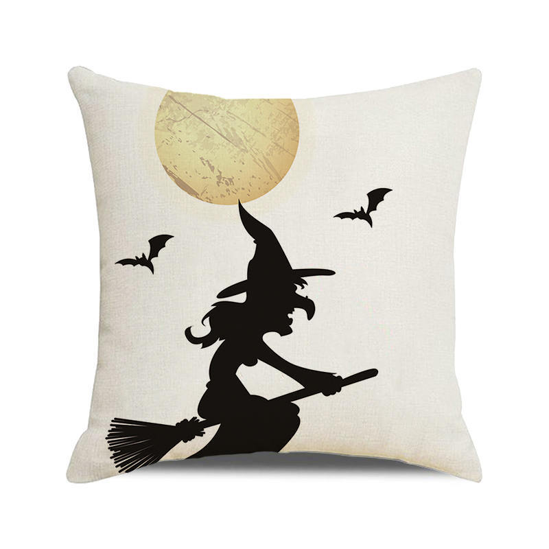 Хэллоуин Летучая мышь Ворона Тыква с принтом Чехлы для подушек для дома Гостиная Украшение дивана Пледы Наволочки