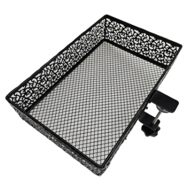 Органайзер для хранения под столом, металлический зажим под корзиной для ящика рабочего стола (Фиксированный стиль)