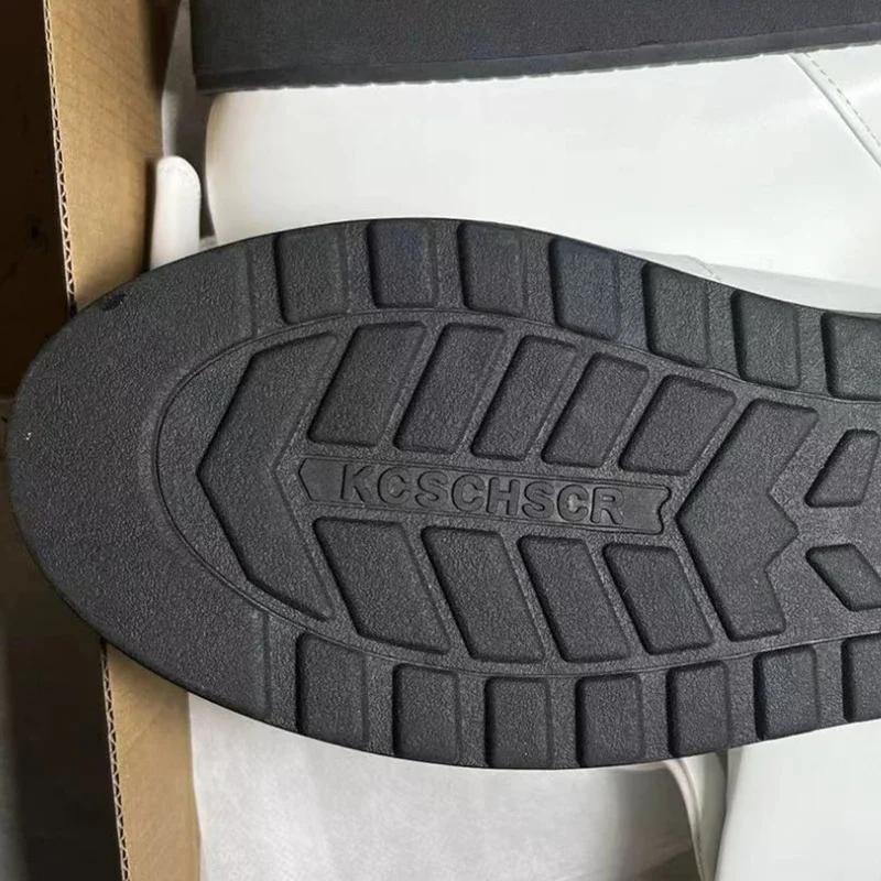 Весна Осень 2025 Новые Женские Сандалии Простые Удобные Женские Туфли Универсальные Легкие Женские Одинарные Ботинки Повседневная Женская Кожаная Обувь