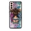 Мама и Девочка Мальчик Черный Чехол для Samsung Galaxy S23 S22 Ultra Чехлы S21 S20 FE S10 S9 S8 Plus S10e S7 Силиконовый Чехол для Телефона