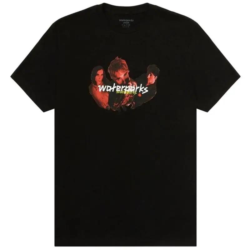 Waterparks Unisexs Ly Red Group Photo Tee TShirt In Black