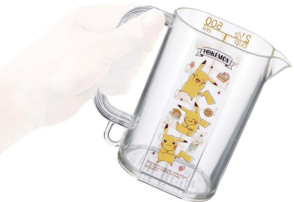 Skater Measuring Cup 500ml Pokemon Cafe MMC1-A