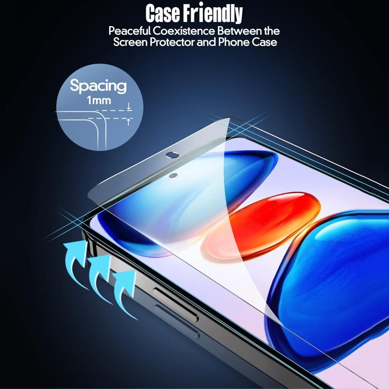 Защитная пленка из закаленного стекла, 2 шт., полностью прозрачная защитная пленка для Apple iphone Realme 9 8 10 4G XIAOMI Redmi 12C Note 12 11 Pro 11s, пленка для объектива камеры