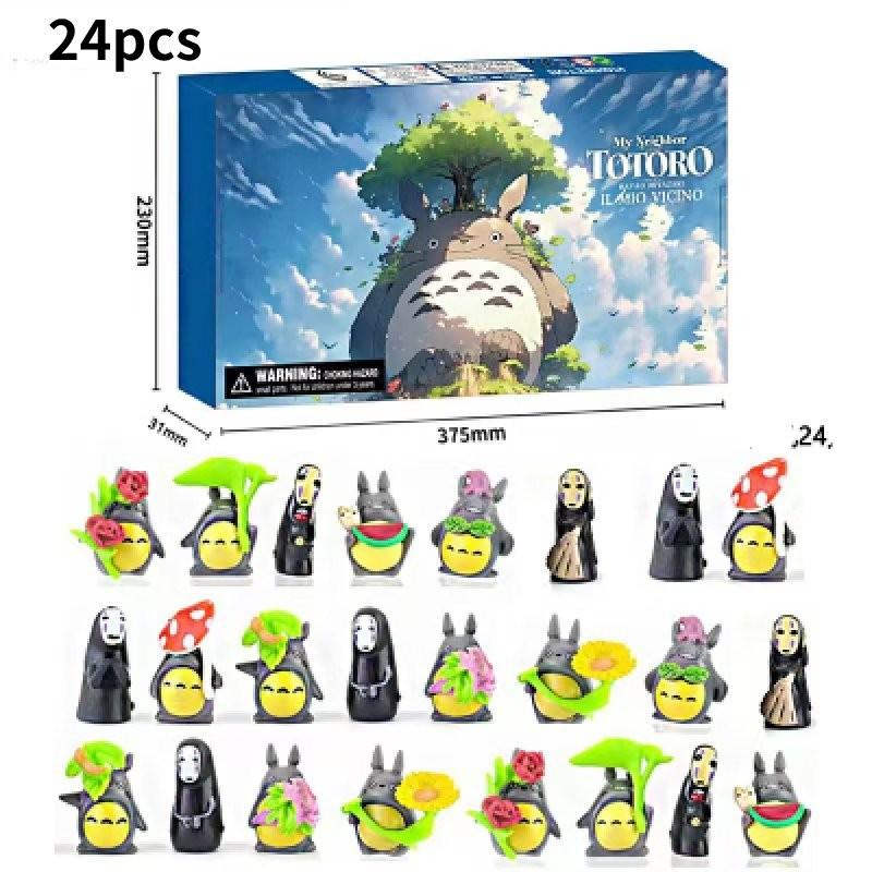 Очаровательная коллекция фигурок Тоторо, включающая 24 набора-сюрприза с уникальными дизайнами