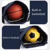 Drawstring Gym Bag Soccer Basketball Organizer with Separate Shoe Compartment Large Capacity Waterproof Design Drawstring Backpack