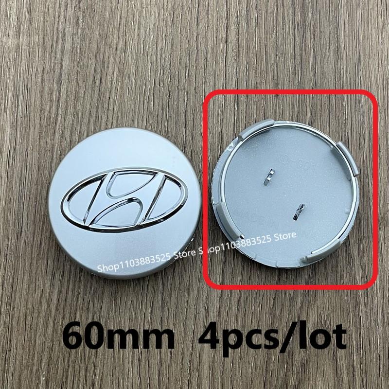 4pc 57/60/61/65mm Wheel Center Hub Caps for Hyundai Elantra Verna Creta I30 I20 Ix35 Celesta Sonata Palisade Bayon Tucson Inster Y9