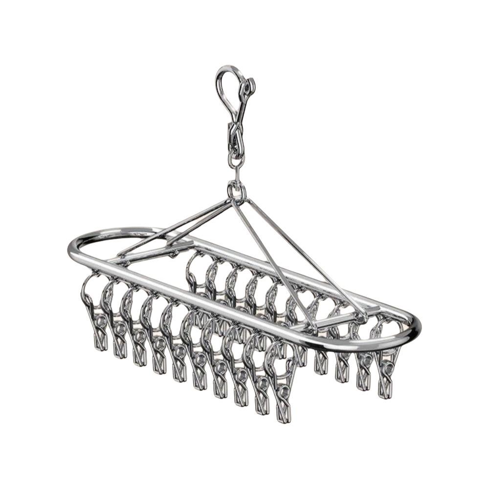 20/30 Clips Socks Drying Rack Stainless Steel Underwear Socks Holder Sock Laundry Airer  Balcony