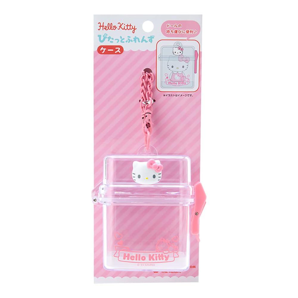 Sanrio Pitatto Friends Clear Hello 8 x 8 x 4 604348 (Мини) Чехол, Китти, см, Персонаж,