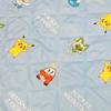 MORIPiLO Pokemon Fitted Sheet, Single (Pikachu & Paldea Friends, Soft & Fluffy, All-Season Use) Summer & Winter Bedding, Bed Mattress Sheet, Blue, 100