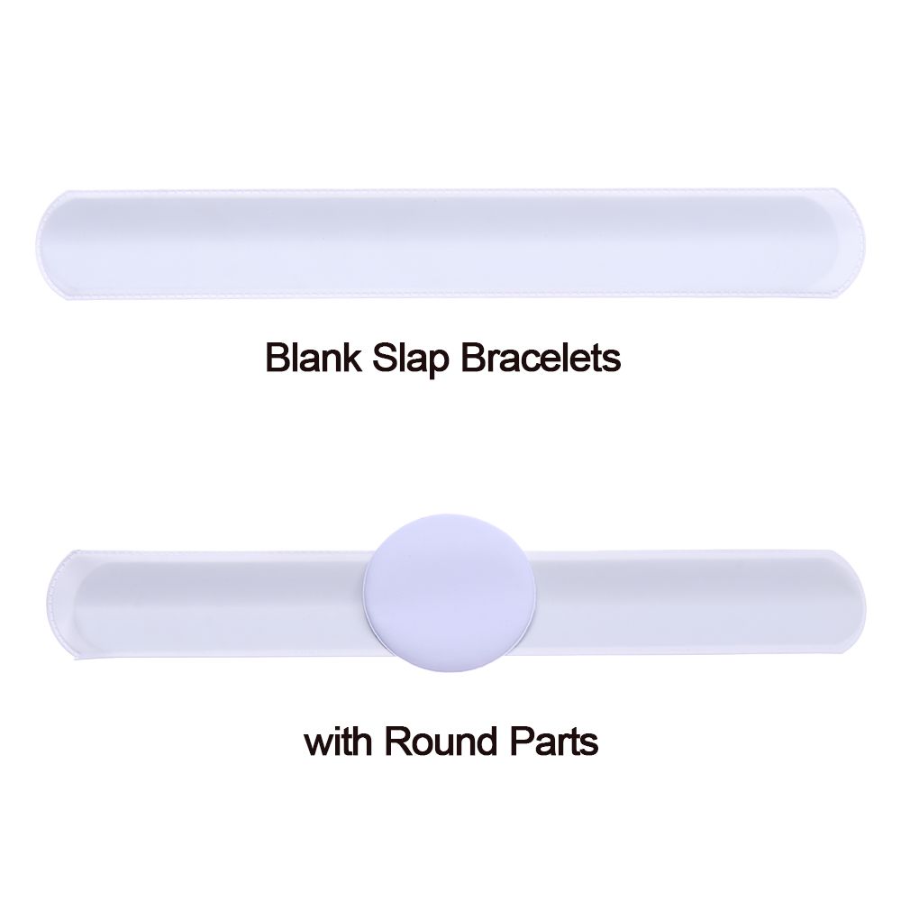 Живопись Ручная работа Рождество Хэллоуин Многоразовые записываемые водонепроницаемые браслеты Пустые браслеты слэп