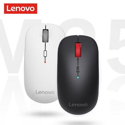 Lenovo Беспроводная мышь M25, бесшумная мышь 2,4G, портативная мобильная оптическая офисная мышь с регулируемым уровнем разрешения для ноутбуков, ПК, ноутбуков