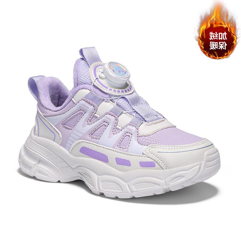 Женские зимние кожаные кроссовки 2025 года с бархатной подкладкой - Теплый и утолщенный дизайн