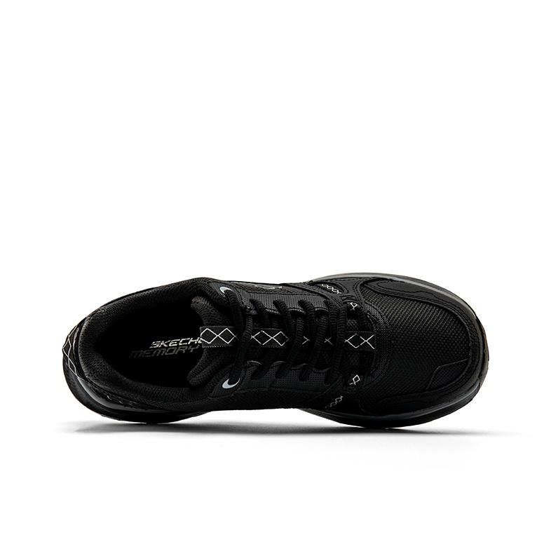 Skechers Ridge Oak - Gateway Trail Удобные Стильные Модные Низкие Повседневные Кроссовки Женские Черные 180233-BBK