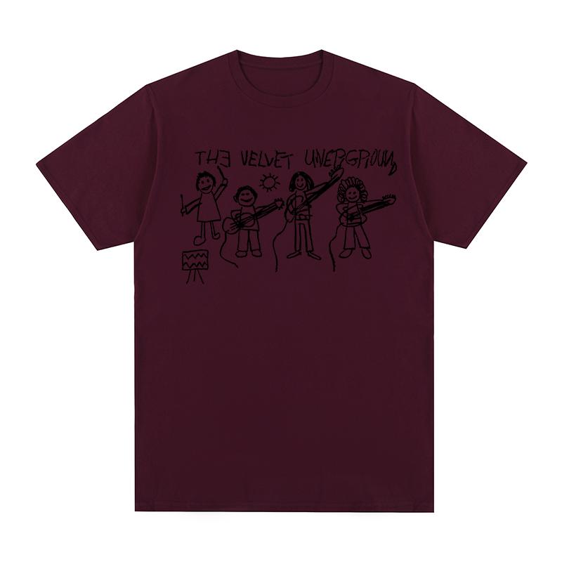Музыка THE Velvet Underground Винтажная футболка Рок-группа Графика YK Idea Повседневная Хлопок Унисекс Футболка Новая Футболка Футболка Женские Топы
