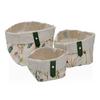 Set of 3 Square Baskets. Sansa