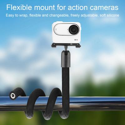 Гибкий штатив для DJI Osmo Pocket 3/Action 4 с гибкими ногами-осьминогами