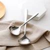 Stainless Steel Spoon Thicken Big Head Long Handle Soup Spoons For  Pot Scoops Colander Home Kitchen Cooking Tableware