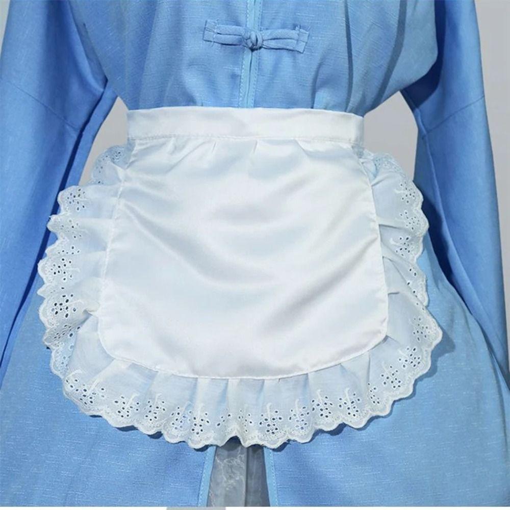 Lolita Half Waist Apron Sexy Lace Short Waist Apron New Pinafore  Home Work
