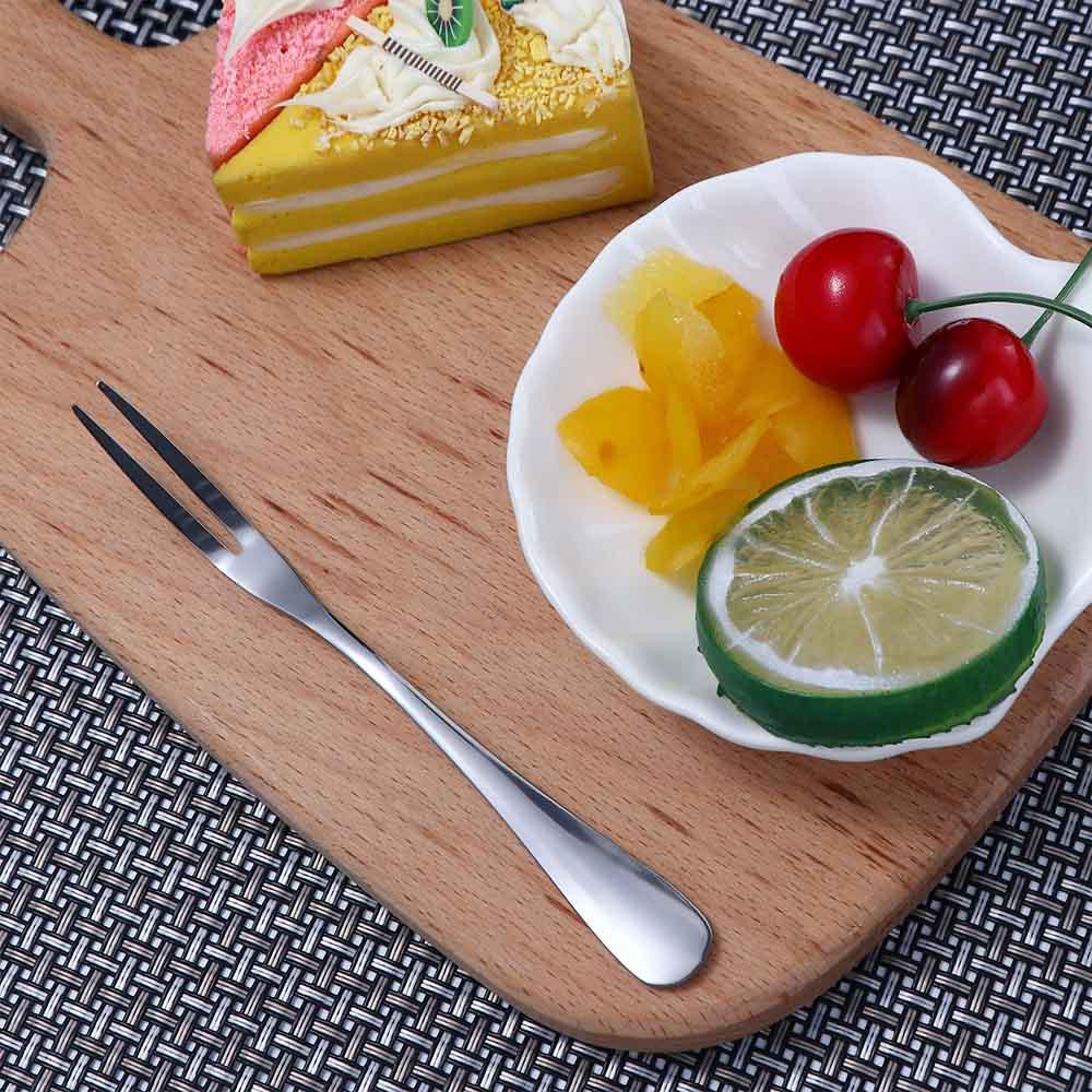 Dinnerware Portable Stainless Steel Cutlery Cocktail Accessories Tableware Fruit Forks Pickle Forks
