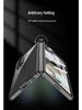 Samsung Z Fold6/7 Transparent Minimalist Case: Integrated Film & Protective Shell